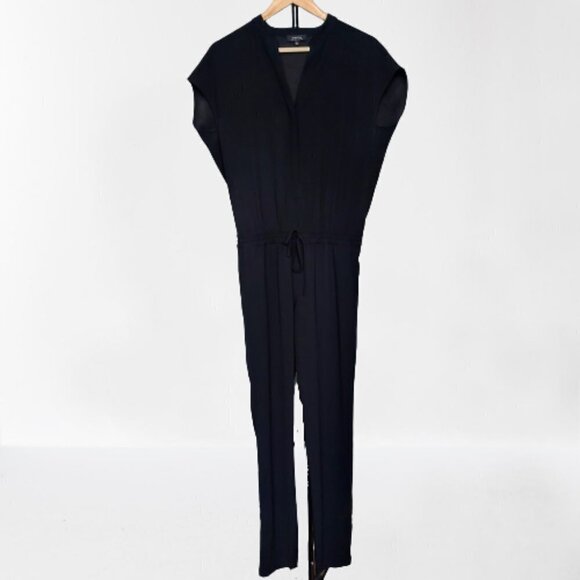 Aritzia Babaton "Donnie" Jumpsuit in Black - Size Small - Picture 2 of 12